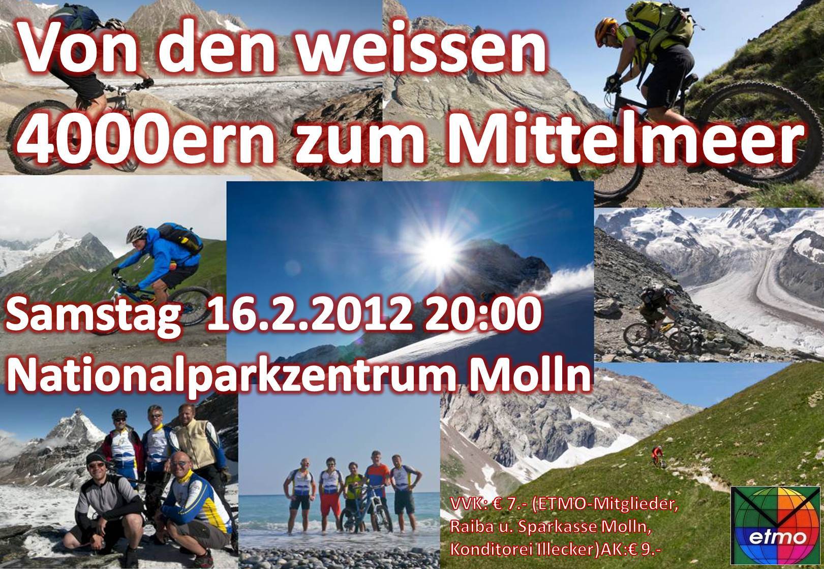 Vortrag in Molln: Von den weißen 4000ern zum Mittelmeer